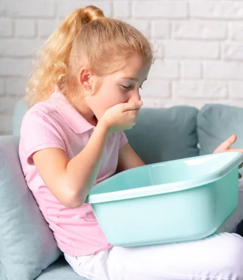Рвота у ребёнка 1–3 лет